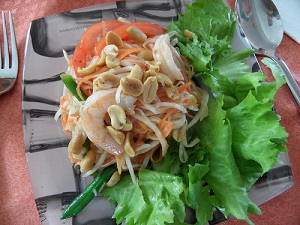 Salade de Papaye verte (Som Tam) - Recette thaïlandaise - Spécial Thaïlande