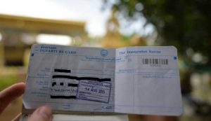 Extension de visa 30 jours en Thaïlande
