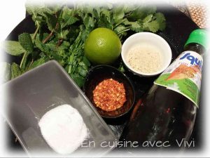 Recette Lap Mou - Tintin Thaï