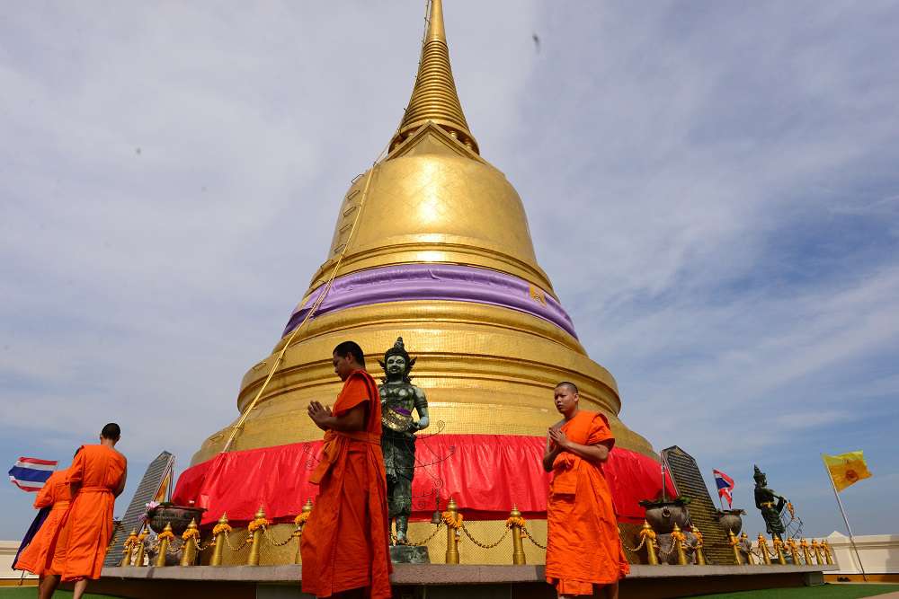 Wat Saket la montagne dorée à Bangkok Wat Saket la montagne dorée à Bangkok