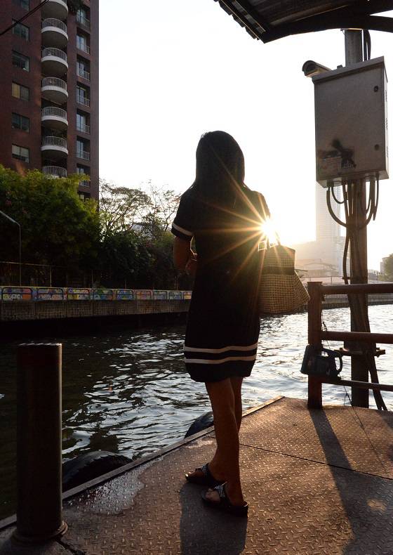 Prendre le bateau taxi à Bangkok