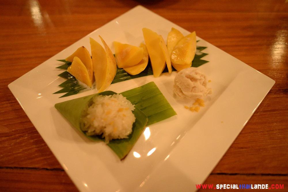 Quoi Que Manger en Thaïlande Riz gluant au lait de coco et mangue (Khao Niaw Mamuang)
