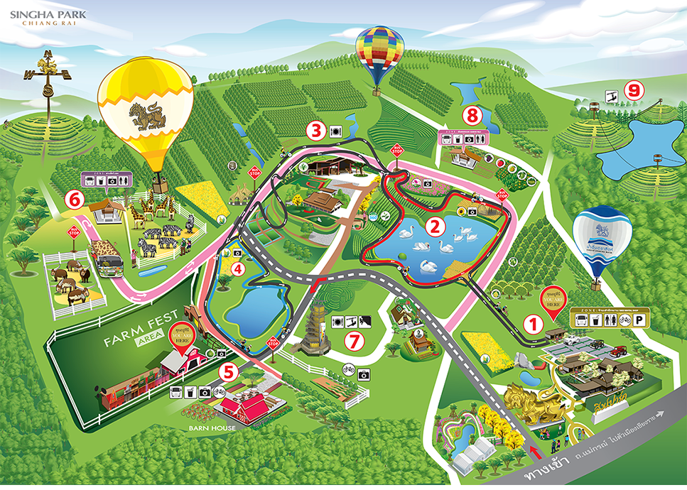 Singha Park à Chiang Rai