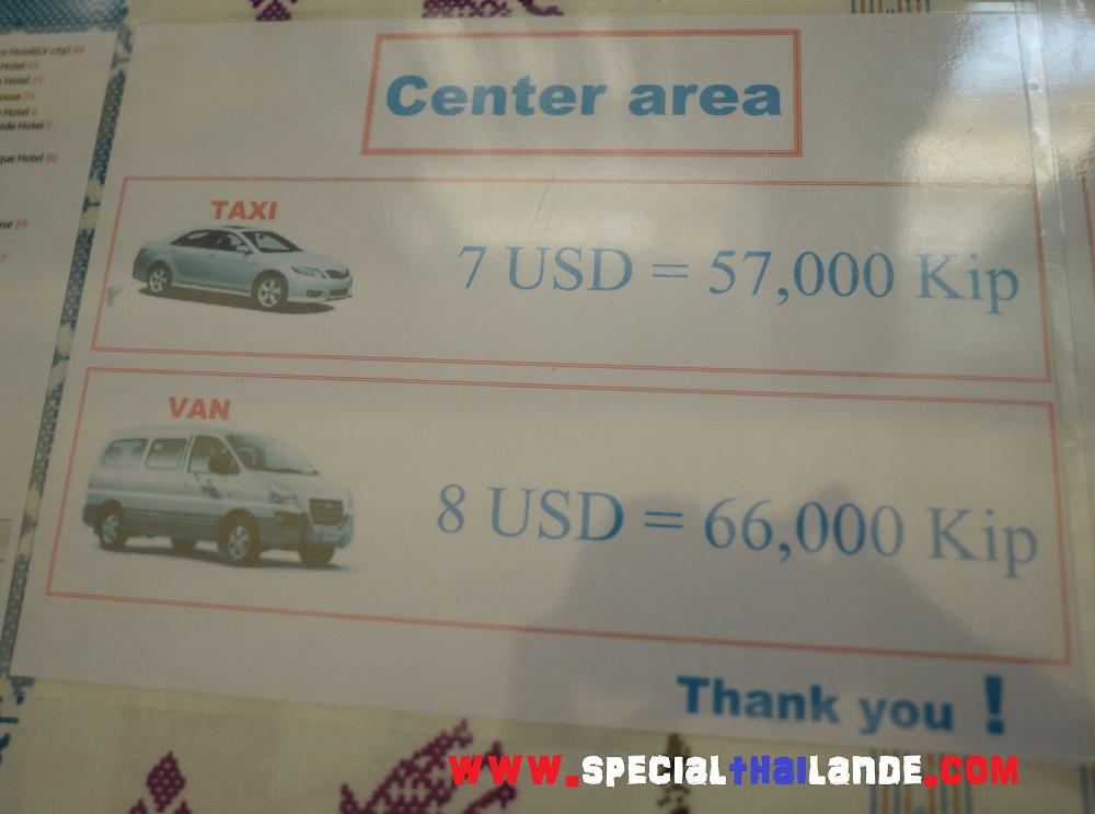 visa touristique thaï à Vientiane Laos Taxi